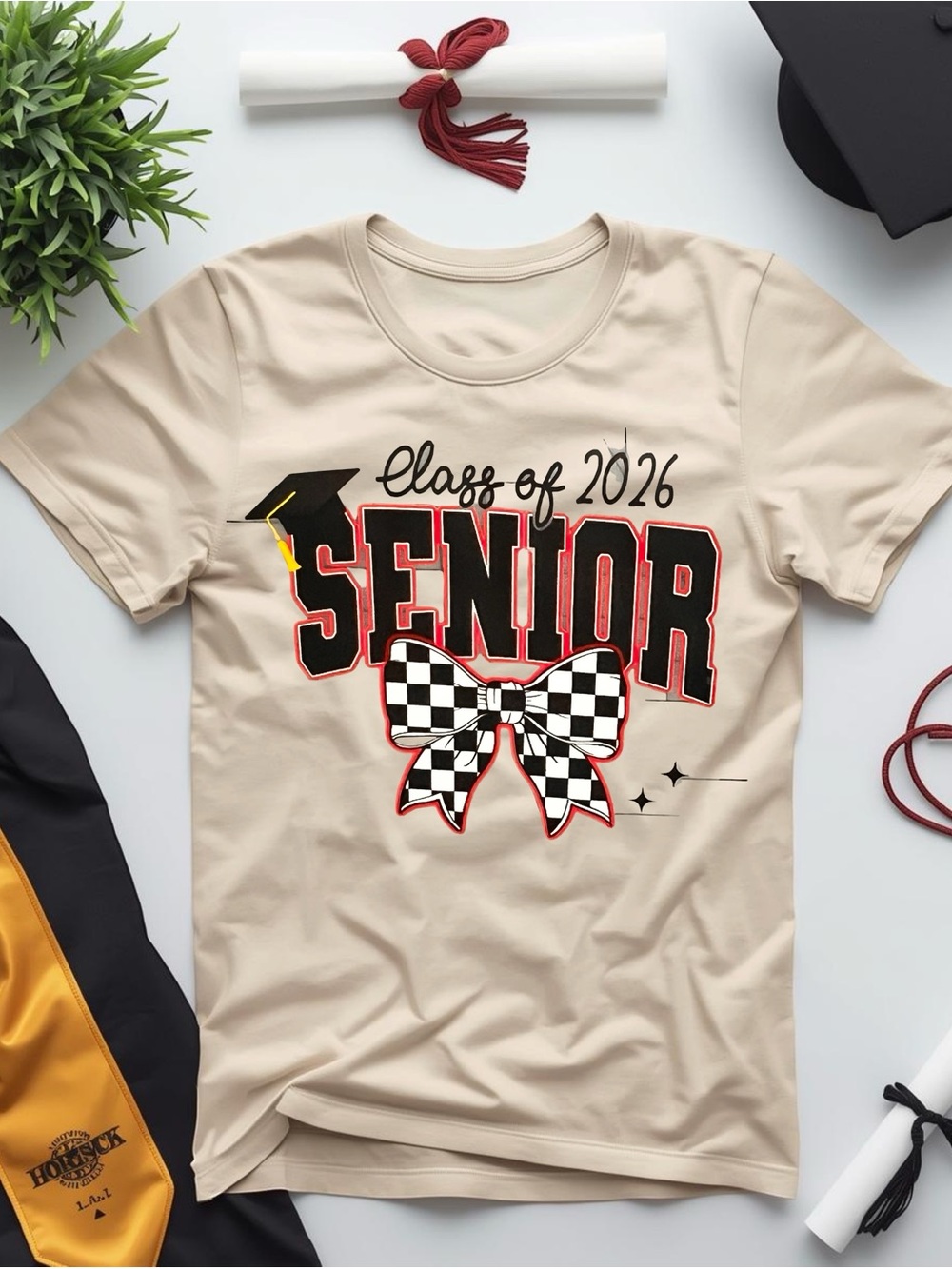 Class 2026  Graduation Senior T-shirt New made to order S M L XL graphic tee